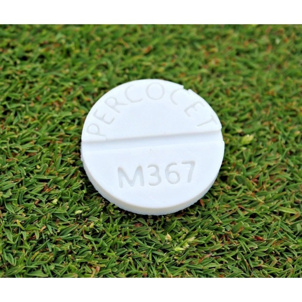 Novelty "Caddy Addy" & "Par-cocet" - Poker Chip Golf Ball Markers | Two Pack! - Picture 7 of 7